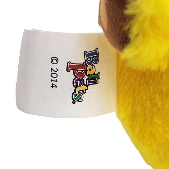 Unique Cute Funny Ball Pets Plush Yellow Fold Up Puppy Dog Kids Toy 12122-3clo - Picture 6 of 7